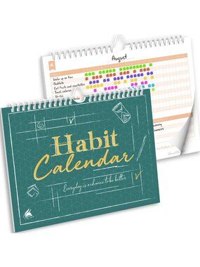 24-Month Habit Tracker Calendar | Daily Goal Journal for Fitness & Nutrition